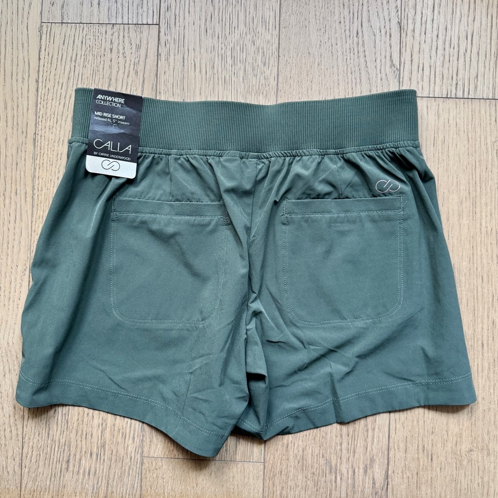 CALLA Anywhere Green Shorts NWT - Size S - Picture 5 of 6